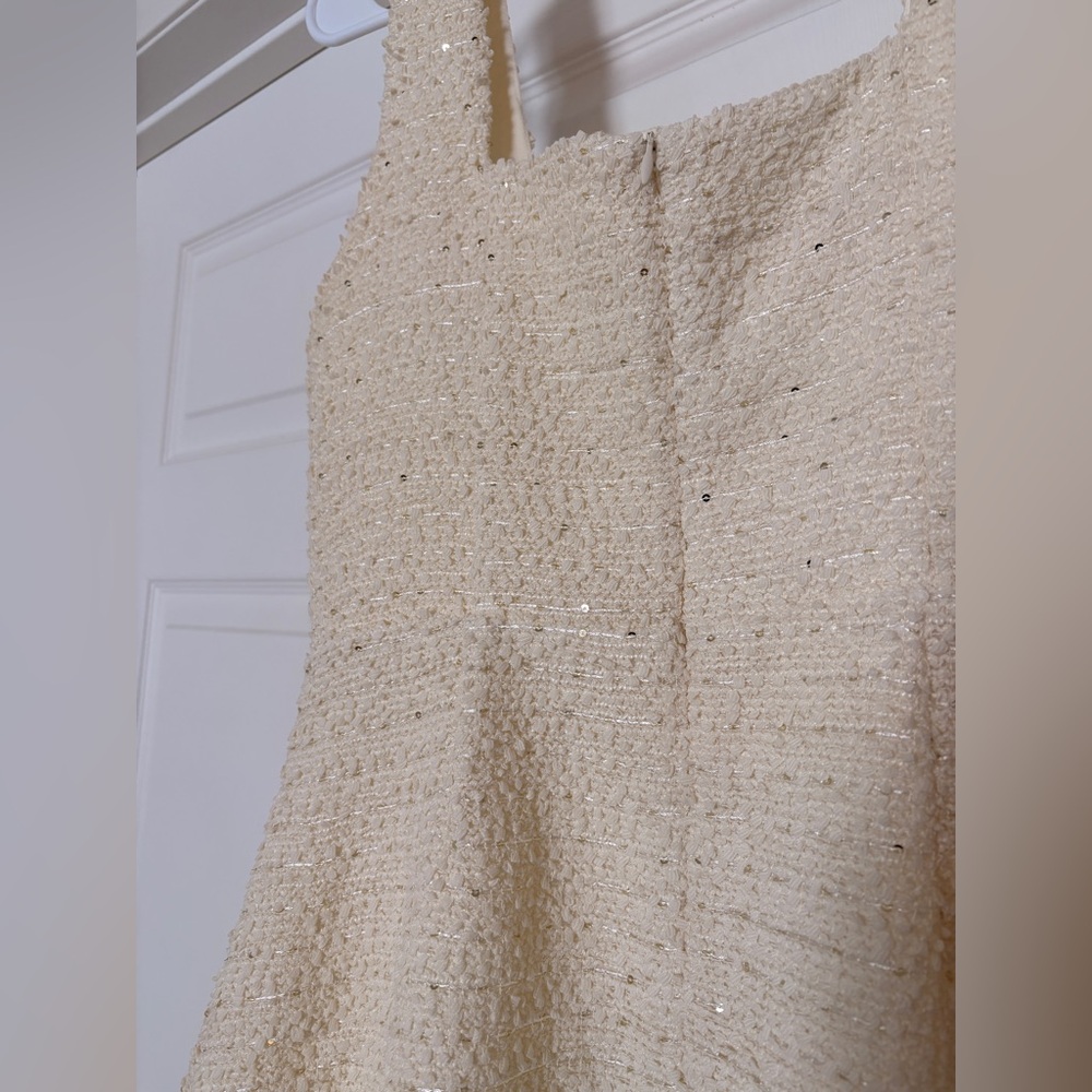 Line and Dot Selani Mini Dress in Cream Size Small - Picture 6 of 7